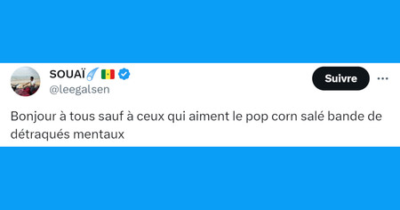 Top 20 des tweets les plus drôles sur le pop-corn, sucré ou rien