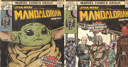 The Mandalorian :  il a imaginé des couvertures de comics rétro pour tous les épisodes (8 images)