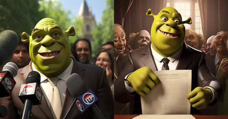 Shrek : l'ogre de DreamWorks imaginé en président des Etats-Unis