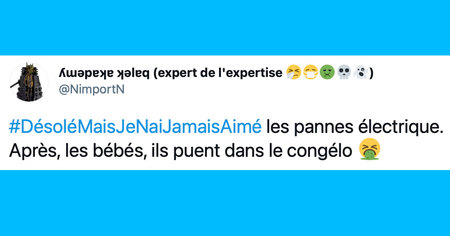 #DésoléMaisJeNaiJamaisAimé : quand les internautes partagent avec humour ce qu'ils détestent (25 tweets)