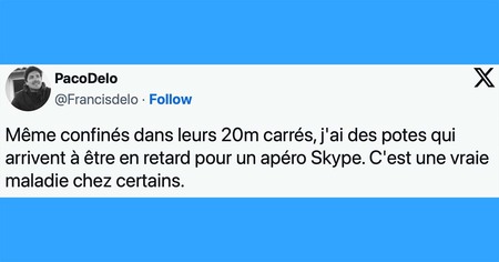 Top 20 des tweets les plus drôles sur Skype, en souvenir des confinements