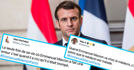 #MacronFacts : quand les internautes se moquent d'Emmanuel Macron façon Chuck Norris (45 tweets)