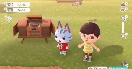 Animal Crossing New Horizons : les habitants chantent et dansent en musique, la toile fond sous leur charme