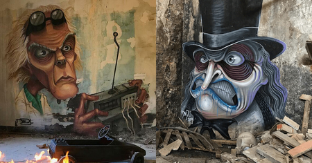 Joker, Freddy, Stitch, E.T. : 26 graffitis de personnages de la Pop Culture