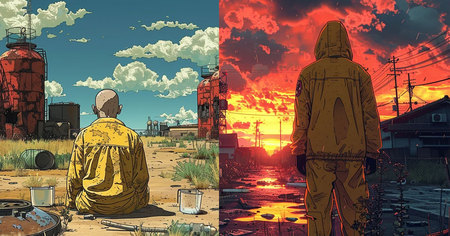 Breaking Bad : 10 images façon Studio Ghibli