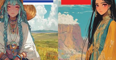 21 pays sous forme de personnages d'anime féminins