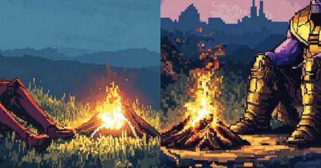 6 héros retravaillés en version Pixel Art