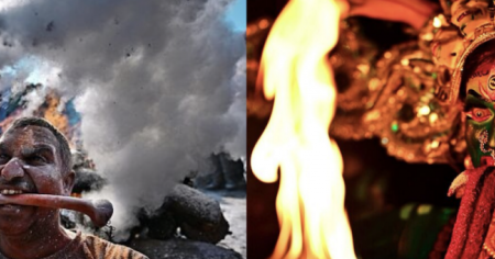 Ces 22 photos de festivités en Inde semblent sorties d'un film d'horreur
