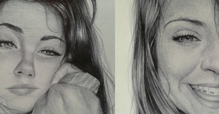 Ces dessins de visages adolescents sont plein d'émotions