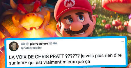 The Super Mario Bros. Movie : les internautes scandalisés par la voix de Chris Pratt, la VF encensée (20 tweets)