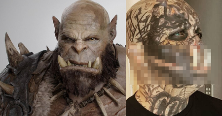 Il pousse sa transformation à l'extrême pour devenir un véritable orc