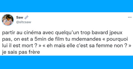 Top 20 des tweets les plus drôles sur le cinéma, on avait presque oublié son existence