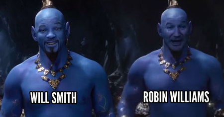 Aladdin live : quand Robin Williams se retrouve à la place de Will Smith, le résultat est génial (vidéo)