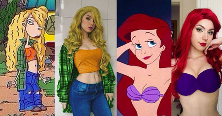 Cosplay : Maria Fernanda la jeune femme qui se transforme en personnages de dessins animés et jeux vidéo