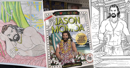 Détendez-vous grâce à ce livre de coloriage entièrement dédié à Jason Momoa