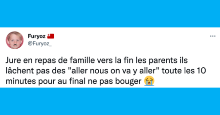 Top 20 des tweets les plus drôles sur les repas de famille, ils sont interminables