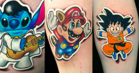 66 tatouages de pop culture qui donnent l'impression d'être des autocollants