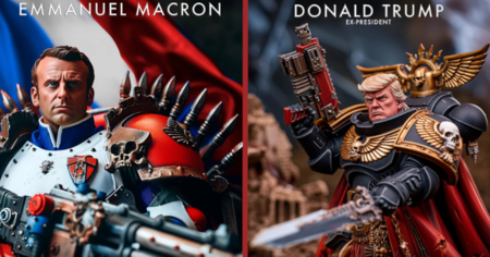 Warhammer 40 000 : Trump, Macron et Poutine en Space Marine, le résultat est saisissant