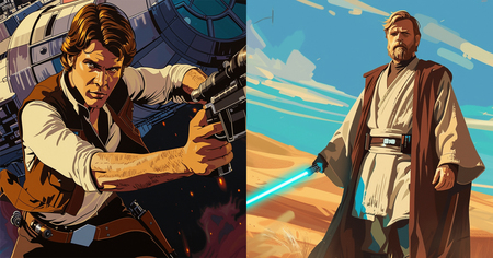 Star Wars : 10 personnages en version GTA 5