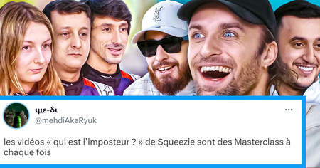 Squeezie : ce nouvel épisode de Qui est l'imposteur cartonne, les internautes sont conquis (16 tweets)