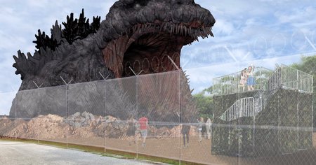 Le Japon s'apprête à ouvrir une attraction Godzilla avec une réplique taille réelle du monstre !