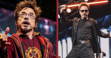 Marvel : Robert Downey Jr imaginé en Harry Potter et en Sith