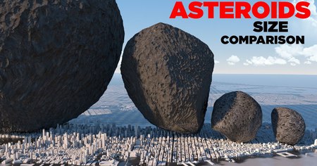 Cette animation vidéo 3D va vous permettre de comparer la taille des astéroïdes à la ville de New York