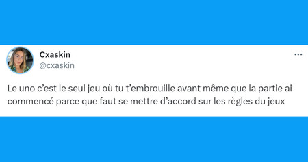 Top 20 des tweets les plus drôles sur le Uno, il brise des amitiés