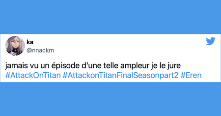 L'Attaque des Titans : le dernier épisode avant l'arc final a rendu fou les internautes (27 tweets)