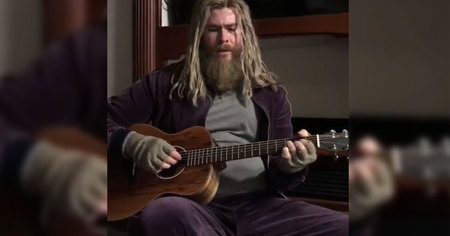 Avengers Endgame : quand Fat Thor fait le mélancolique en jouant Johnny Cash à la guitare