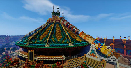 Minecraft : après 5 ans, ils ont recréé Disneyland Paris (vidéo)