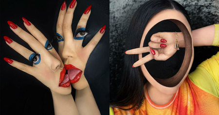 31 incroyables illusions d'optique réalisées avec du maquillage (partie 2)