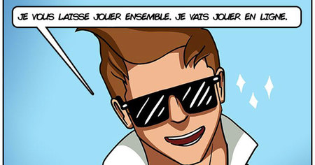 Jouer contre ses potes VS jouer en ligne (BD)