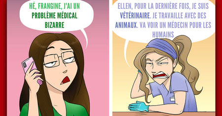 Cette BD hilarante à la chute tordue résume le quotidien de bien des vétérinaires