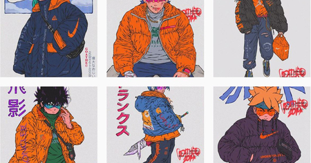 De Naruto à Dragon Ball Z, nos héros s'habillent façon streetwear