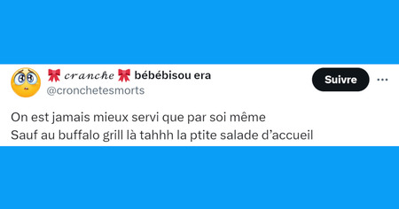 Top 20 des tweets les plus drôles sur Buffalo Grill, de la viande et des bisons