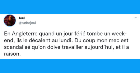 Top 20 des tweets les plus drôles sur les jours fériés, on vous aime profondément