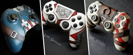 Assassin's Creed, God of War, Star Wars, Captain America, de sublimes manettes custom signées Devin L Smith