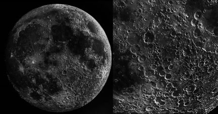 Ce photographe assemble des dizaines de milliers d'images pour réaliser une exceptionnelle photo de la Lune