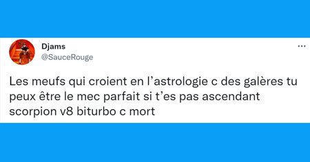 Top 20 des tweets les plus drôles sur l'astrologie, la science en PLS