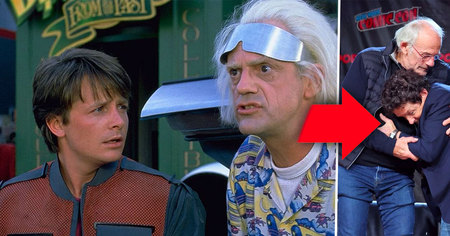 Retour vers le futur : 32 ans après leur dernier film ensemble, Doc et McFly se réunissent pour des retrouvailles émouvantes (vidéo)