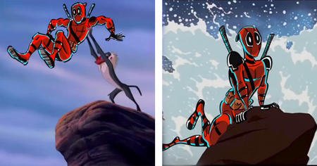 Quand Deadpool s'inscruste dans 9 grands classiques Disney