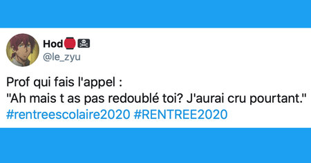 Top tweets spécial rentrée des classes 2020 (30 tweets)