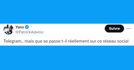 Top 20 des tweets les plus drôles sur Telegram, la messagerie la plus louche