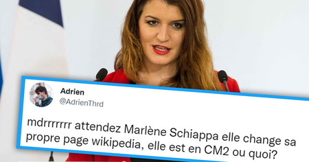 Marlène Schiappa change elle-même sa page Wikipédia, elle se fait fracasser sur Twitter (15 tweets)