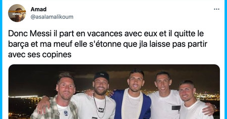 L'arrivée de Lionel Messi au PSG rend fous les internautes (45 tweets)