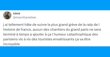 Top 20 des tweets les plus drôles sur les Parisiens, catastrophe en vue pour les JO 2024