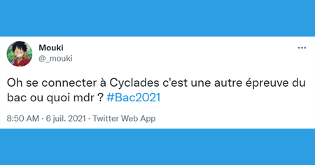 Résultats Bac 2021 : les lycéens se moquent de Cyclades et partagent leur joie (20 tweets)