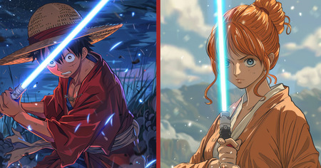 One Piece : 12 personnages imaginés en Jedi de Star Wars