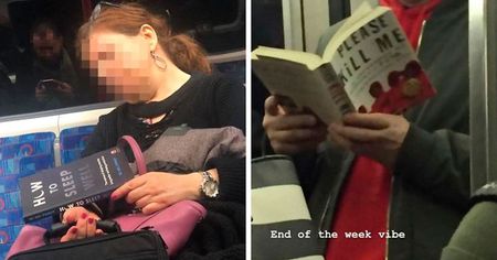 Ces 46 livres bizarres que les gens lisent dans les transports en commun